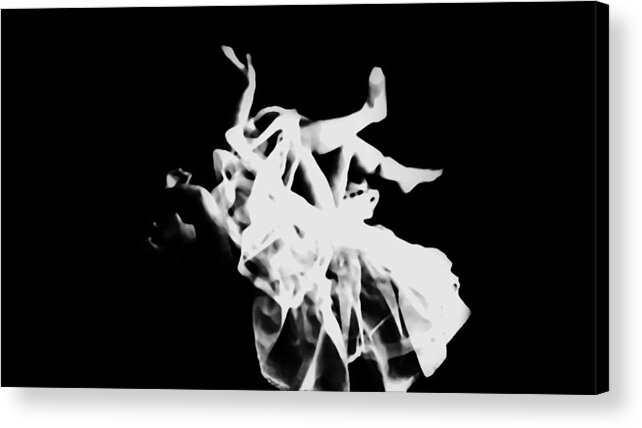 Black Acrylic Print featuring the photograph Fall of Shame by Jessica S