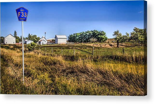 Scott County Acrylic Print featuring the photograph Farmstead by Ray Congrove