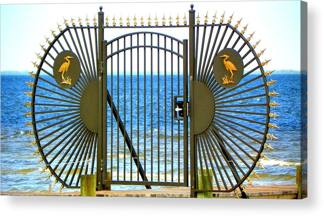 Gate Acrylic Print featuring the photograph Gate to Paradise by Shawn MacMeekin
