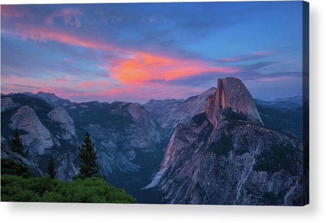 Scenics Acrylic Print featuring the photograph Glacier Point by Piriya Photography