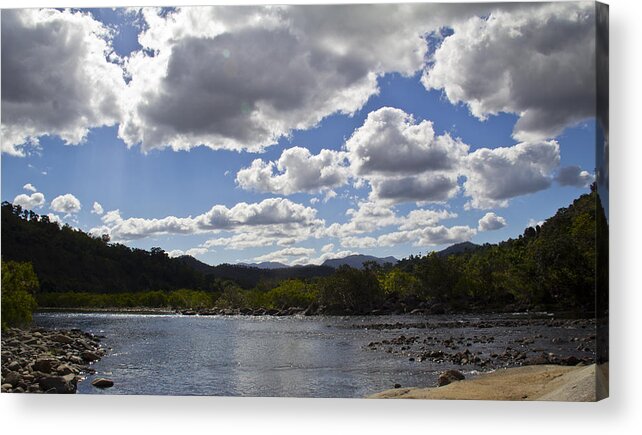 Landscape Acrylic Print featuring the photograph Goldsborough Valley by Debbie Cundy