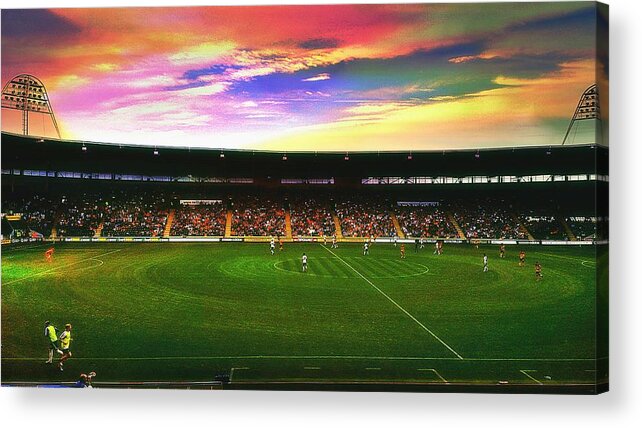 20likes Acrylic Print featuring the photograph KC Stadium in Kingston Upon Hull England by Chris Drake