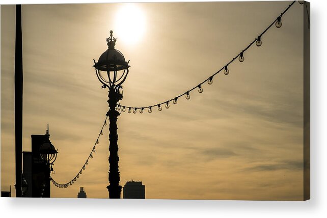 London Acrylic Print featuring the photograph Light and lights by Glenn DiPaola