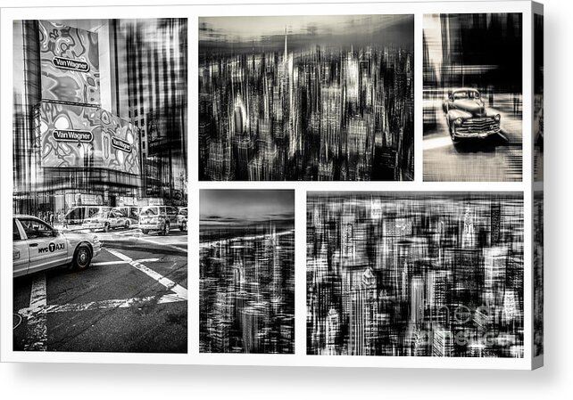 Nyc Acrylic Print featuring the photograph Manhattan Collection I by Hannes Cmarits