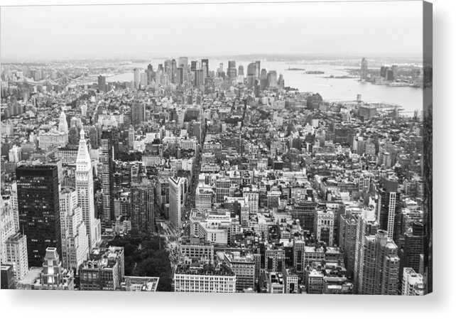 New York Acrylic Print featuring the photograph New York by Alex Hiemstra