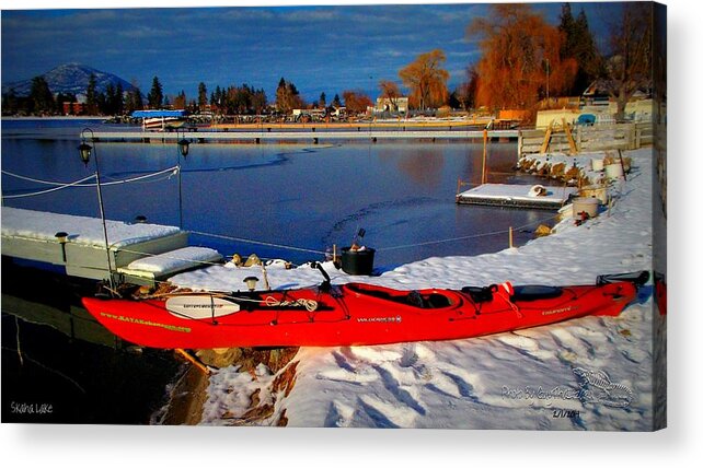 Kayaking Acrylic Print featuring the photograph nICE Kayaking Day by Guy Hoffman