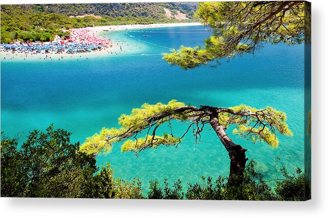 Tranquility Acrylic Print featuring the photograph Olu Deniz, Turkey by Nick Brundle Photography