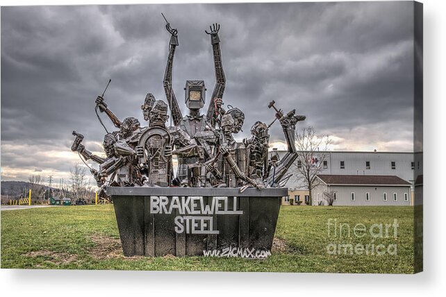 Brakewell Steel Acrylic Print featuring the photograph Party Time by Rick Kuperberg Sr
