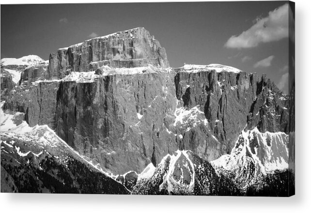 Europe Acrylic Print featuring the photograph Pordoi Joch - Italy by Juergen Weiss