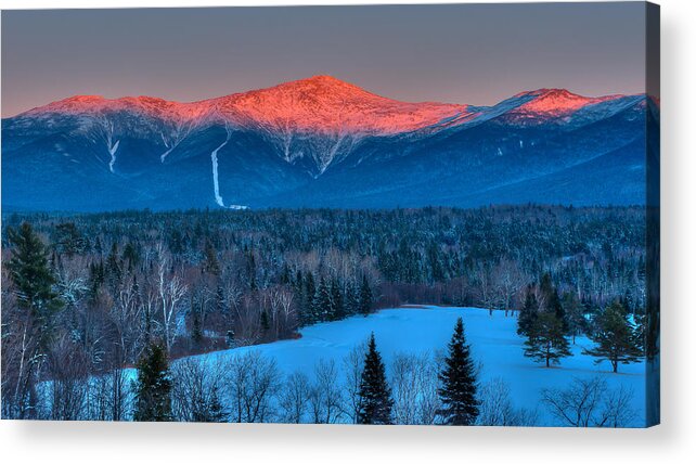 Mount Clay Acrylic Print featuring the photograph Presidential Sunset by Brenda Jacobs