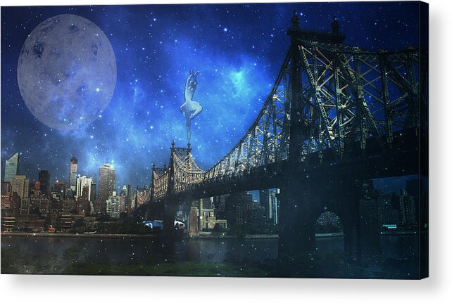 Nyc Acrylic Print featuring the photograph Queensboro bridge - NYC by Becca Buecher