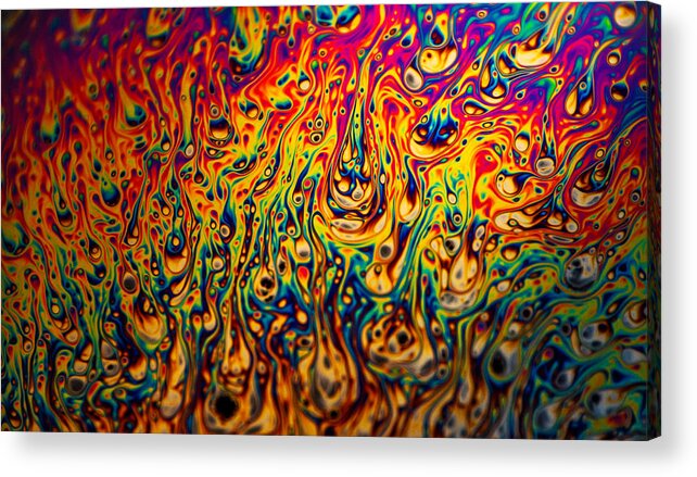 Matt Molloy Acrylic Print featuring the photograph Rainbow Distortion 2 by Matt Molloy