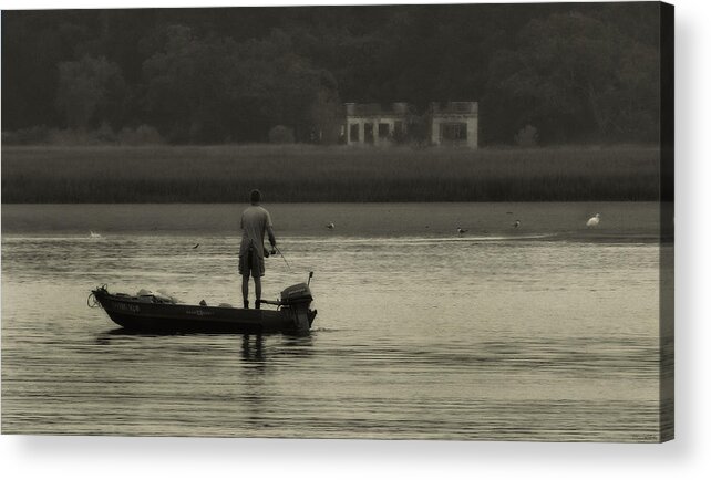 Fish Acrylic Print featuring the photograph Rocking the Boat by Deborah Smith