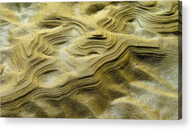 Sand Acrylic Print featuring the photograph Sand drift by Jocelyn Kahawai