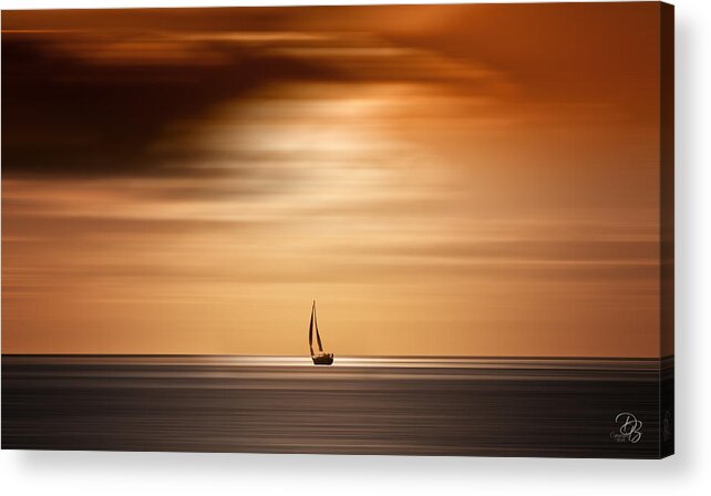 Sailboat Acrylic Print featuring the photograph Smooth Sailing by Debra Boucher