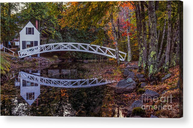 Acadia National Park Acrylic Print featuring the photograph Somersville Maine. by New England Photography