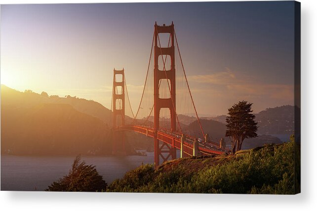 Usa Acrylic Print featuring the photograph South Golden Gate. by Juan Pablo De