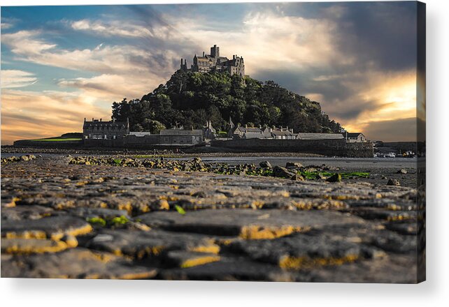 Stmichaelsmount Acrylic Print featuring the photograph St Michael's Mount Cornwall uk by Martin Newman