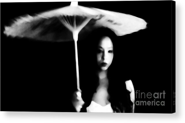 Black Acrylic Print featuring the photograph Still Waiting by Jessica S
