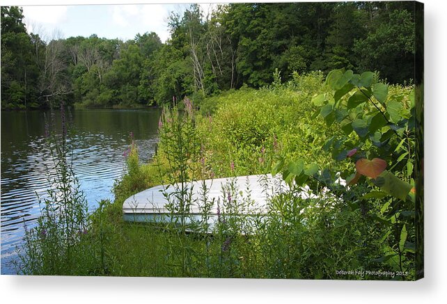 Lake Photos Acrylic Print featuring the photograph Summer Day by Deborah Fay Baker