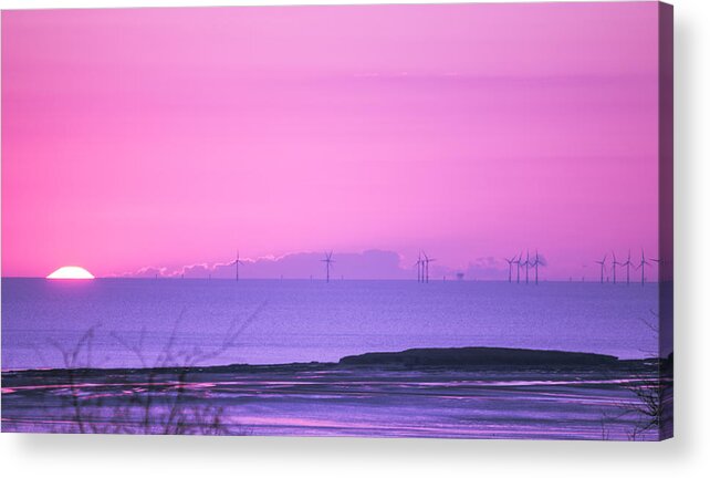 Spring Acrylic Print featuring the photograph Sunset by Spikey Mouse Photography