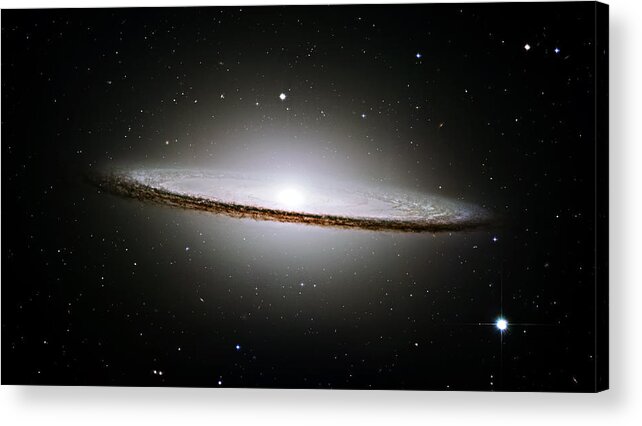 M104 Acrylic Print featuring the photograph The Majestic Sombrero Galaxy by Ricky Barnard