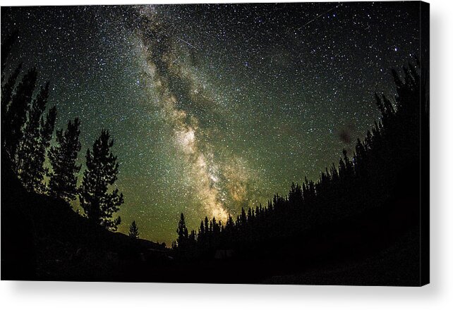 Sky Acrylic Print featuring the photograph The Milky Way 001 by Phil And Karen Rispin