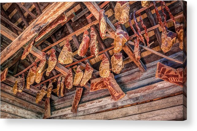 Alternatively Acrylic Print featuring the photograph The Smokehouse by Rob Sellers