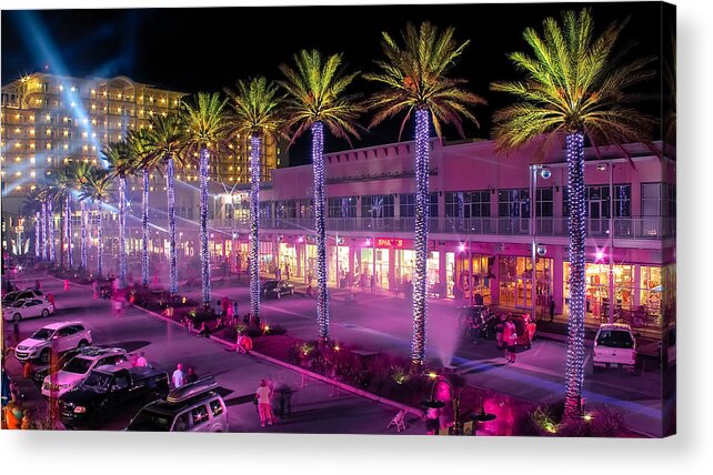 Alabama Acrylic Print featuring the photograph The Wharf @ Orange Beach Alabama by Traveler's Pics