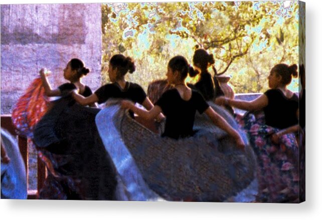 Spanish Dancers Acrylic Print featuring the photograph Turn by Edward Shmunes