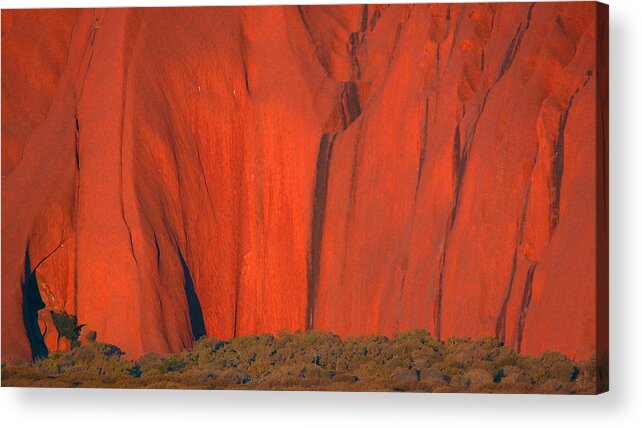 Uluru Acrylic Print featuring the photograph Uluru 2 by Evelyn Tambour