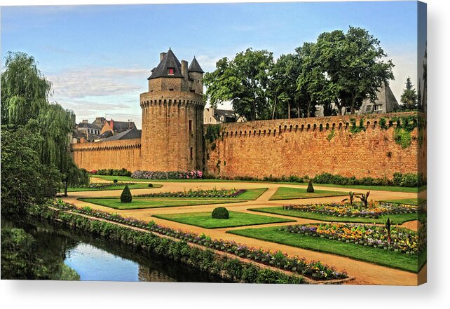 Vannes Acrylic Print featuring the photograph Vannes in Brittany France by Dave Mills
