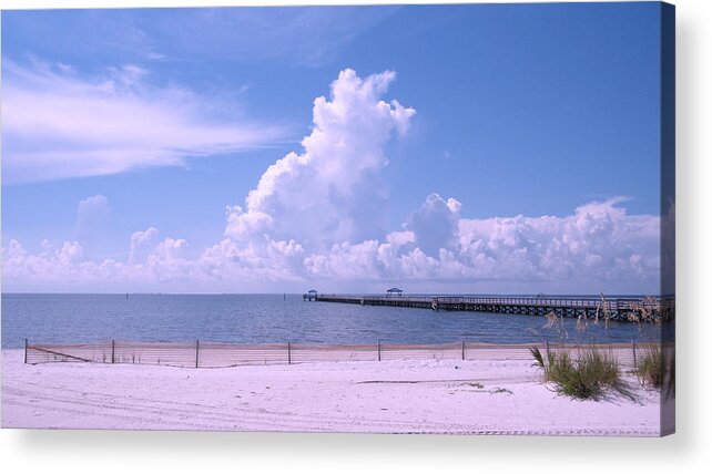 Beach Acrylic Print featuring the photograph Calming View #1 by Brian Wright