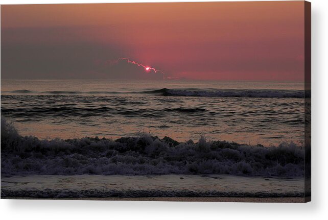 Sunrise Acrylic Print featuring the photograph I see you #1 by Kim Galluzzo