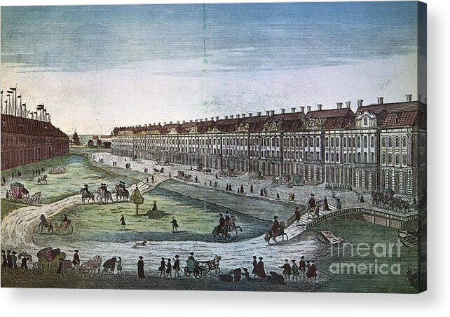 1722 Acrylic Print featuring the photograph Russia: St Petersburg #1 by Granger