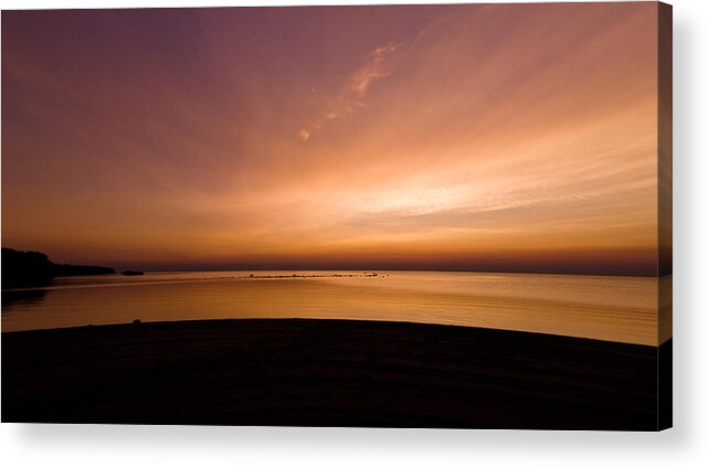 Sunset Acrylic Print featuring the photograph Beautiful Universe by Jason Naudi Photography