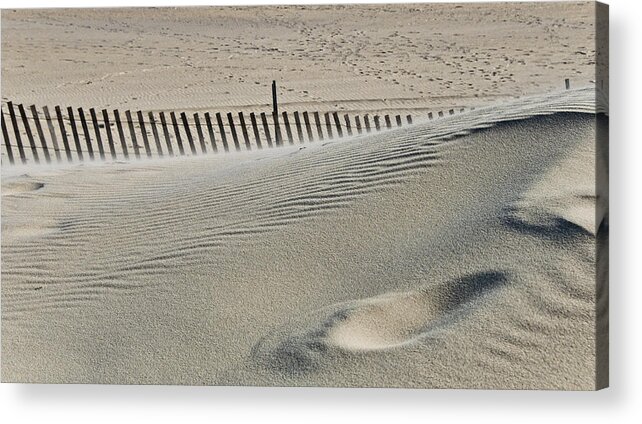  Acrylic Print featuring the photograph Blowing Sand by Cathy Kovarik