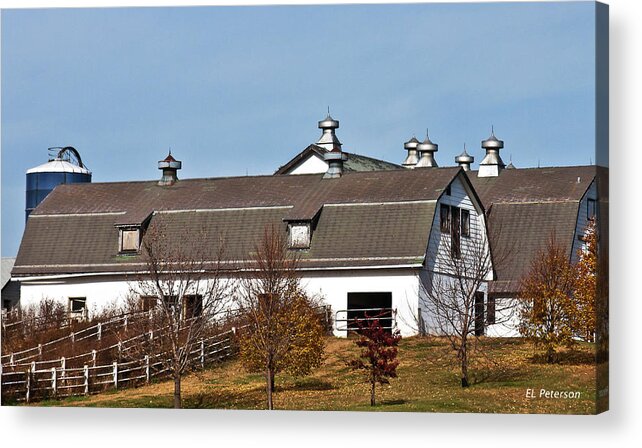 Barns Acrylic Print featuring the photograph Boys Town Farm by Ed Peterson