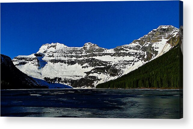 Waterton Lakes National Park Acrylic Print featuring the photograph Cameron Lake by Blair Wainman