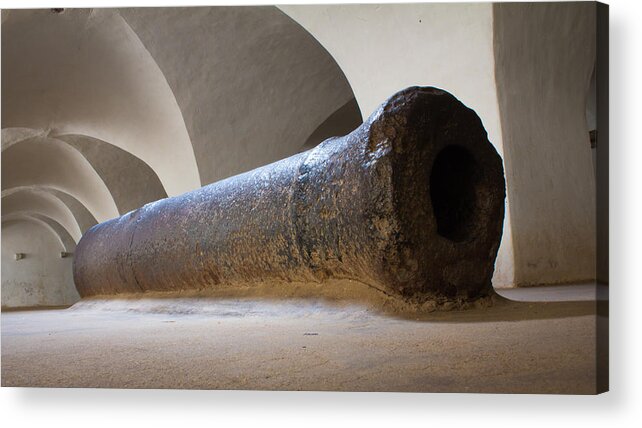 Srirangapatnam Acrylic Print featuring the photograph Canon by SAURAVphoto Online Store