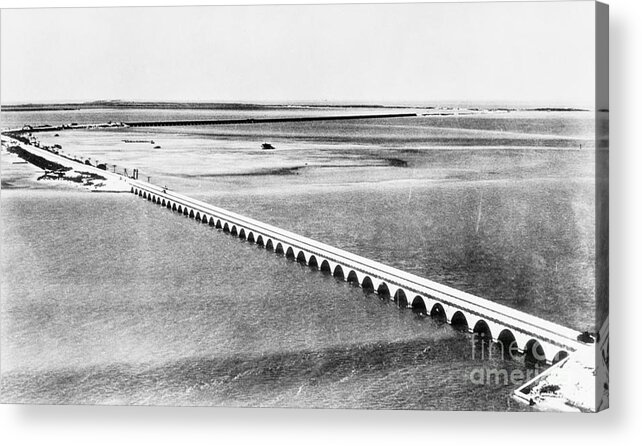 1939 Acrylic Print featuring the photograph Florida: Overseas Bridge by Granger