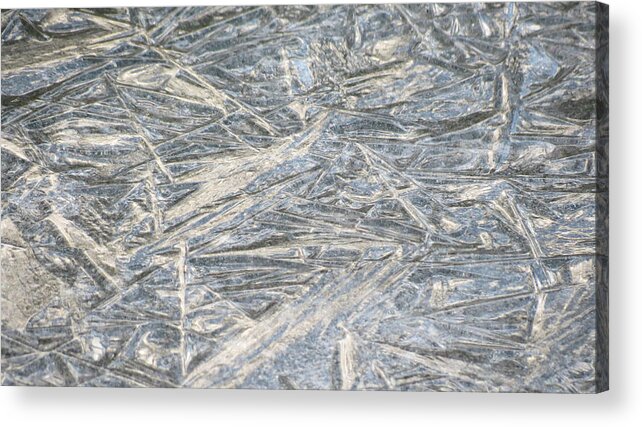 Ice Acrylic Print featuring the photograph Fractured by Azthet Photography