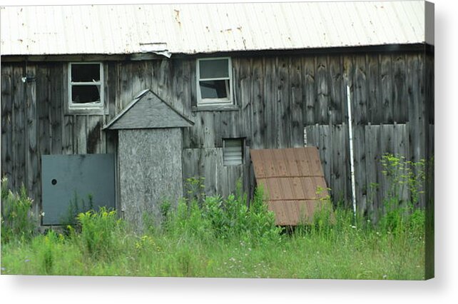Barn Acrylic Print featuring the photograph No Smile by Renee Holder