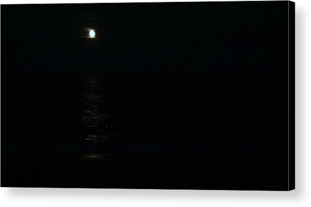 Moon Acrylic Print featuring the photograph Out of the Darkness by Lani Richmond Elvenia