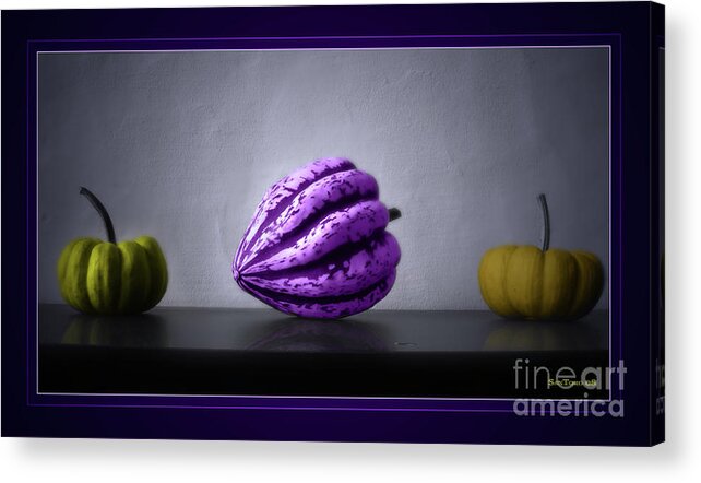 Pumpkin Acrylic Print featuring the photograph Pumpkins by Bruno Santoro