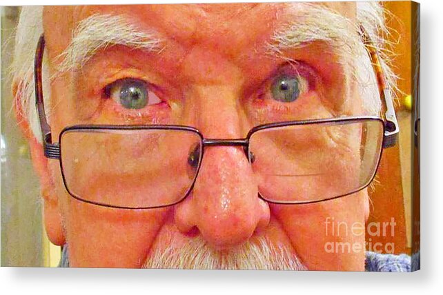 Fred-say Hello Acrylic Print featuring the photograph Hello #2 by Fred Jinkins