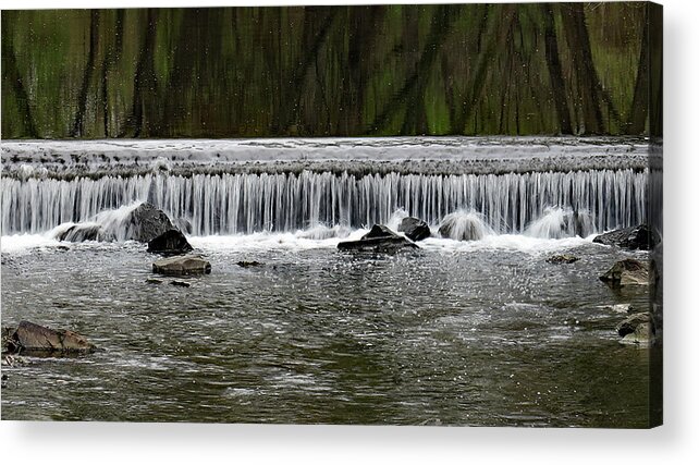 04.14.17_a 0809 Acrylic Print featuring the photograph Waterfall 003 #1 by Dorin Adrian Berbier