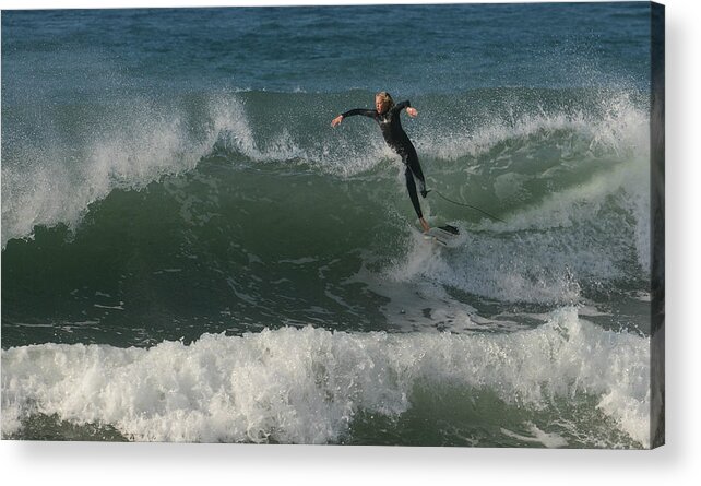 Surfer Acrylic Print featuring the photograph Young Blood #1 by Fraida Gutovich