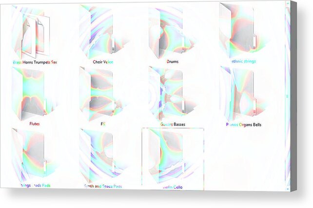 Soundfonts Acrylic Print featuring the digital art 10 Dollars for 800 Soundfonts24 by Great Soundfonts
