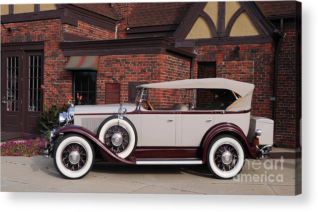 White Acrylic Print featuring the photograph 1930 Buick Phaeton by Ronald Grogan